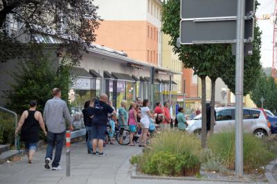 Brand eines Gebaeudeanbaus in Stuttgart-Rot